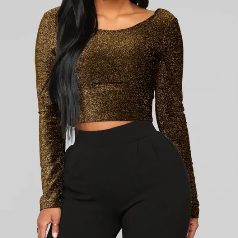 Glitter & Gold Long Sleeve